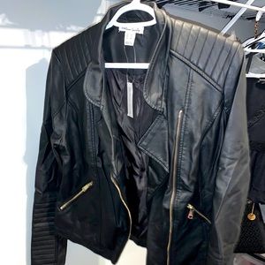 Leather jacket black